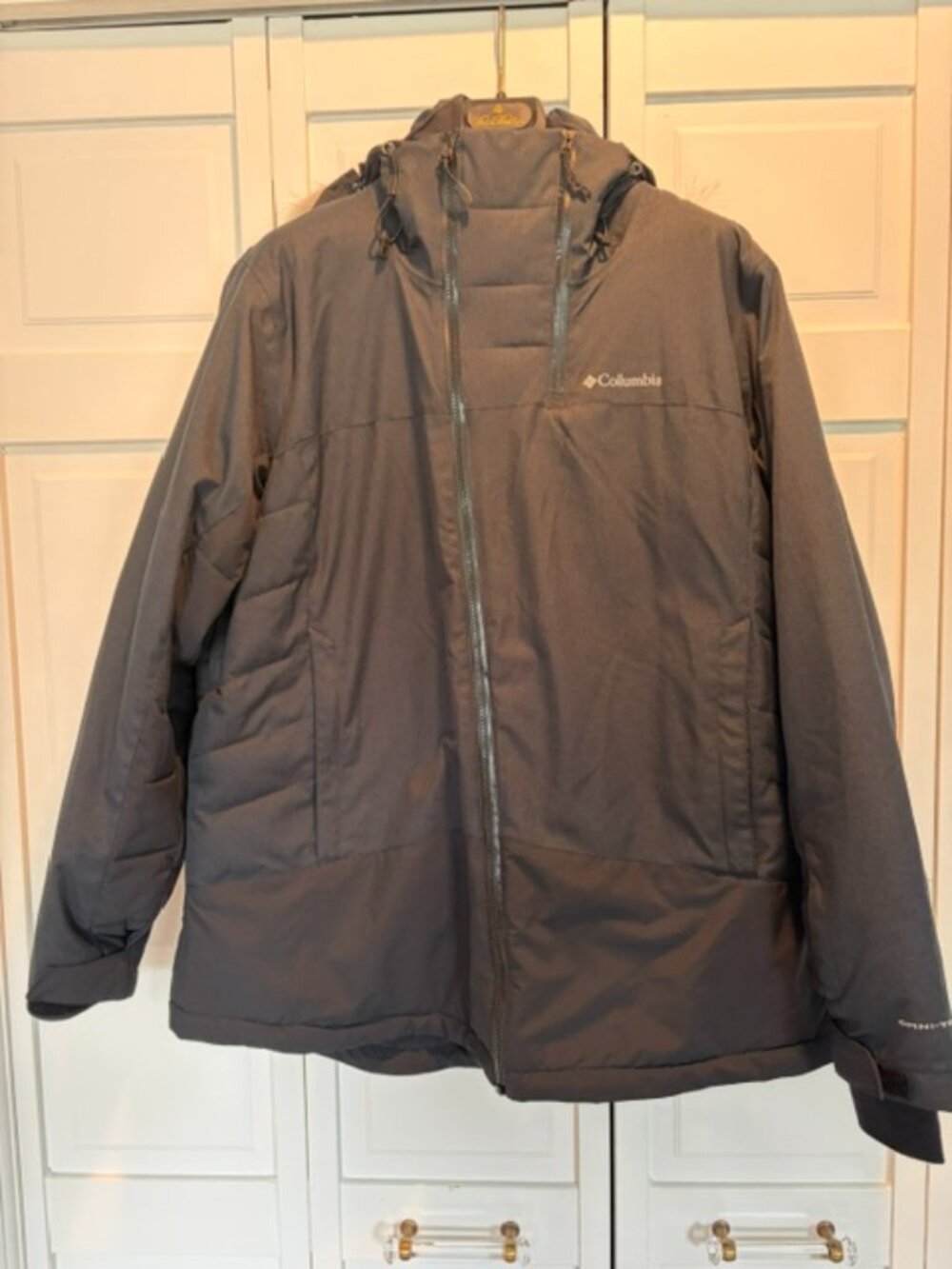 Columbia Winter Coat with Faux Fur Trimmed Hood
